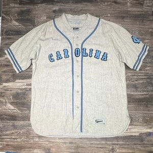 UNC Tar Heels Baseball Jersey Colosseum Y2K Size 2XB GUC